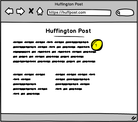 mockup of Sticky Reader Mode